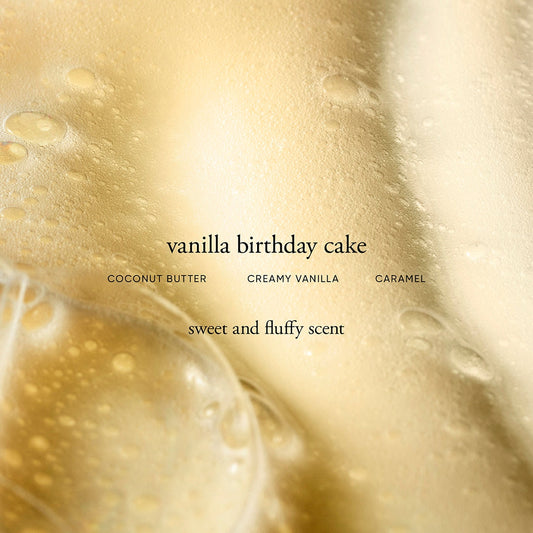 vanilla birthday cake hydrating shower gel