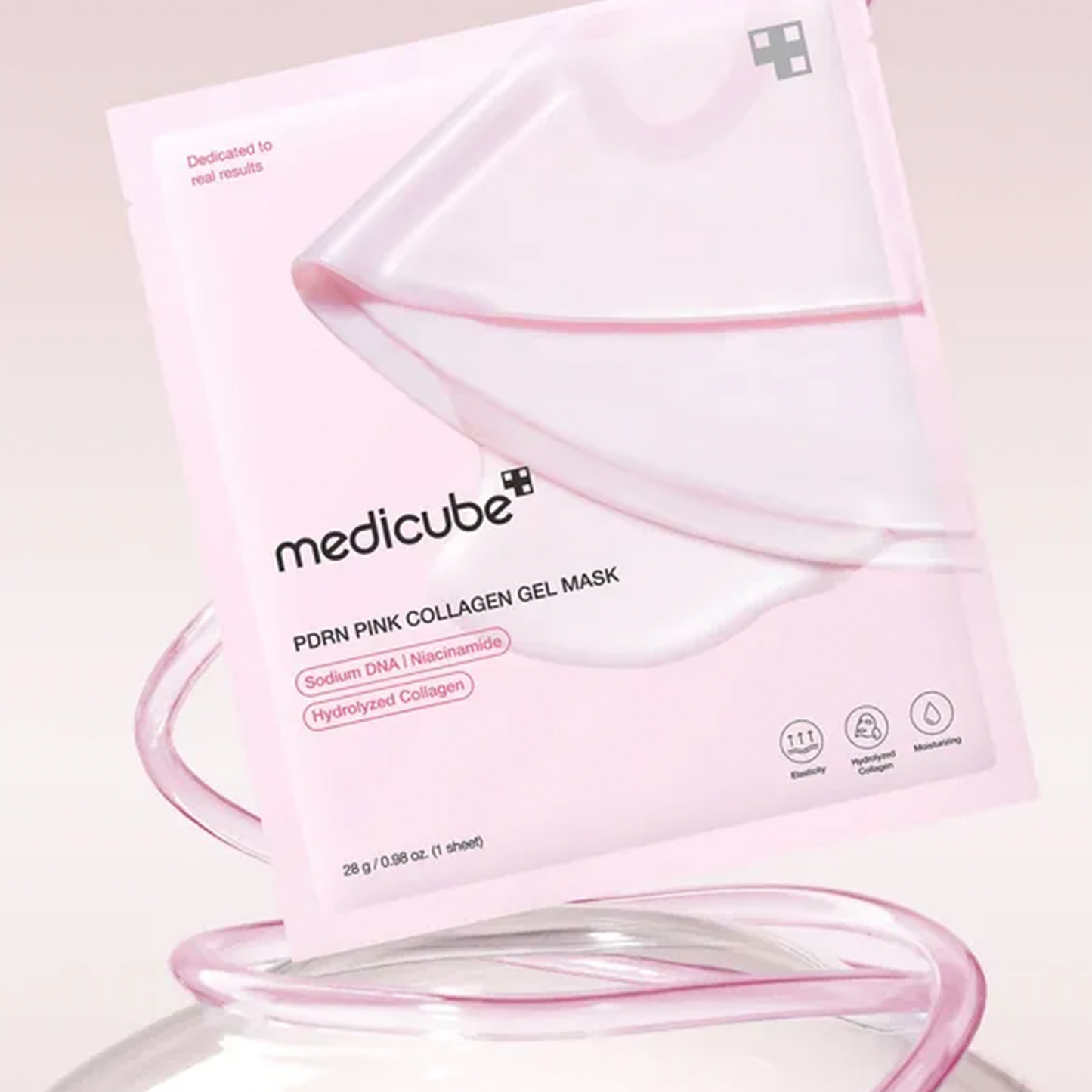 PDRN Pink Collagen Gel Mask (1pc or 4pcs)