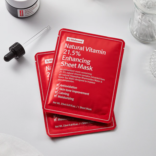 Natural Vitamin 21.5 Enhancing Sheet Mask (23ml)