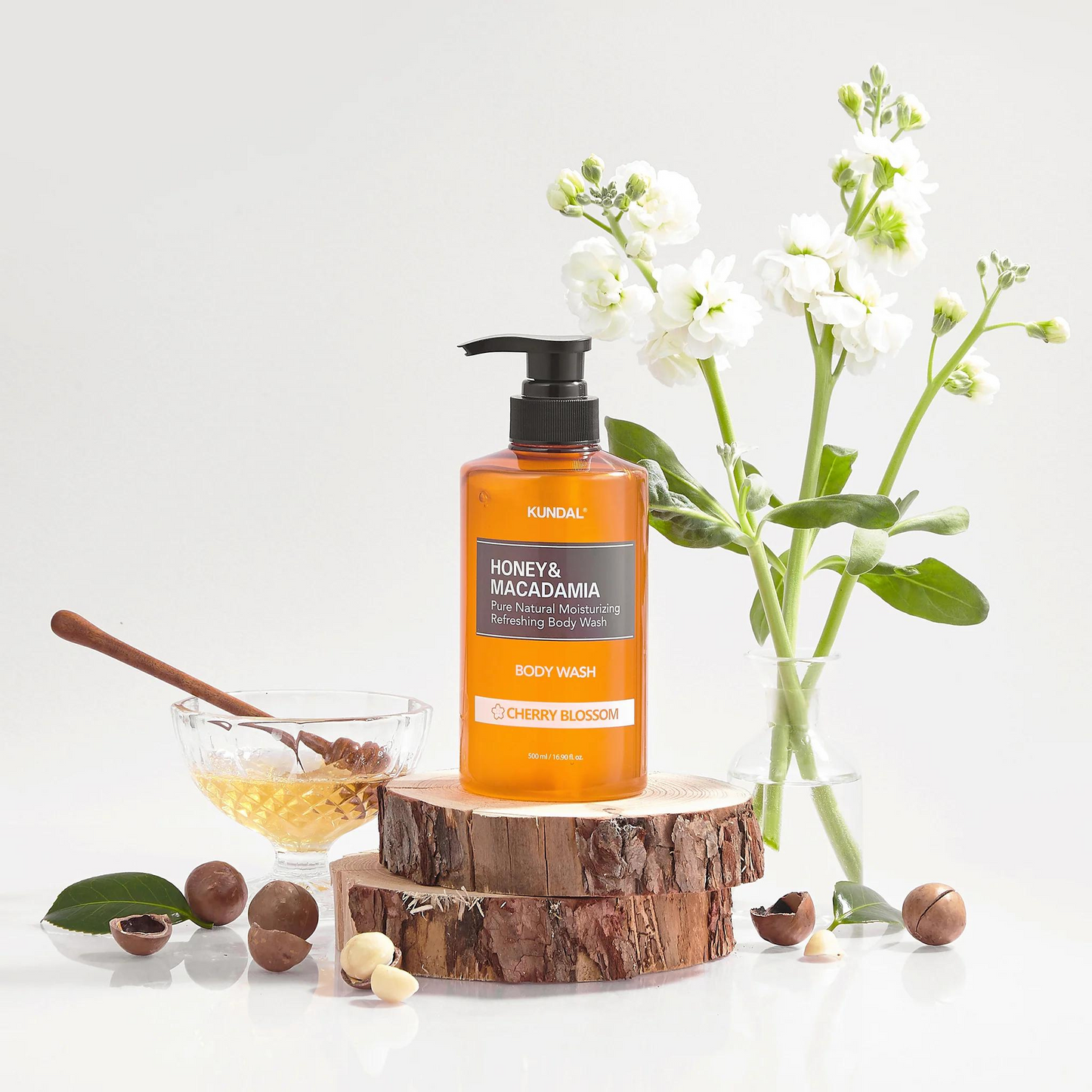 Honey & Macadamia Pure Body Wash - 6 Scents (500ml)