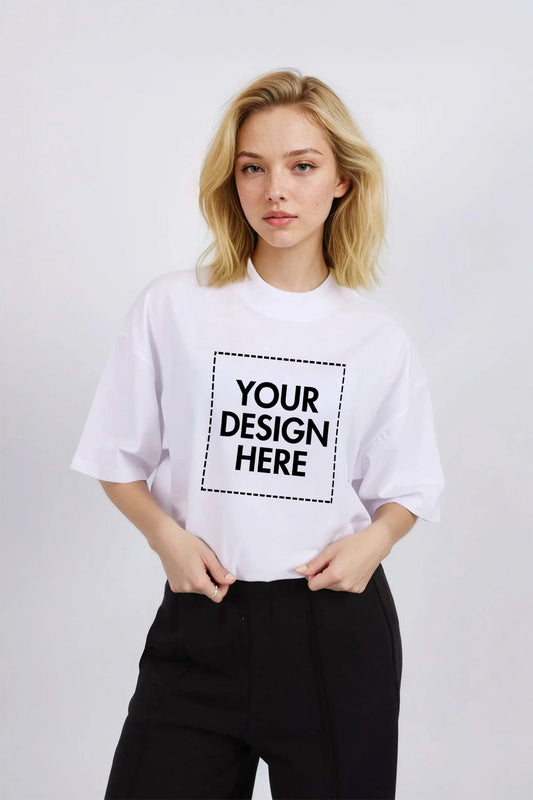 150GSM Oversized Custom Printed T-Shirt