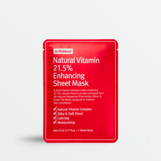 Natural Vitamin 21.5 Enhancing Sheet Mask (23ml)