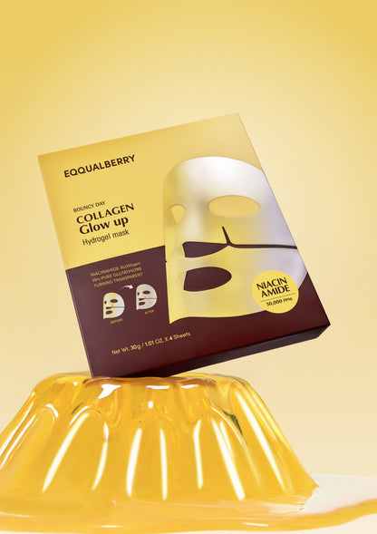 Collagen Glow Up Hydrogel Mask (1pcs or Entire Pack)