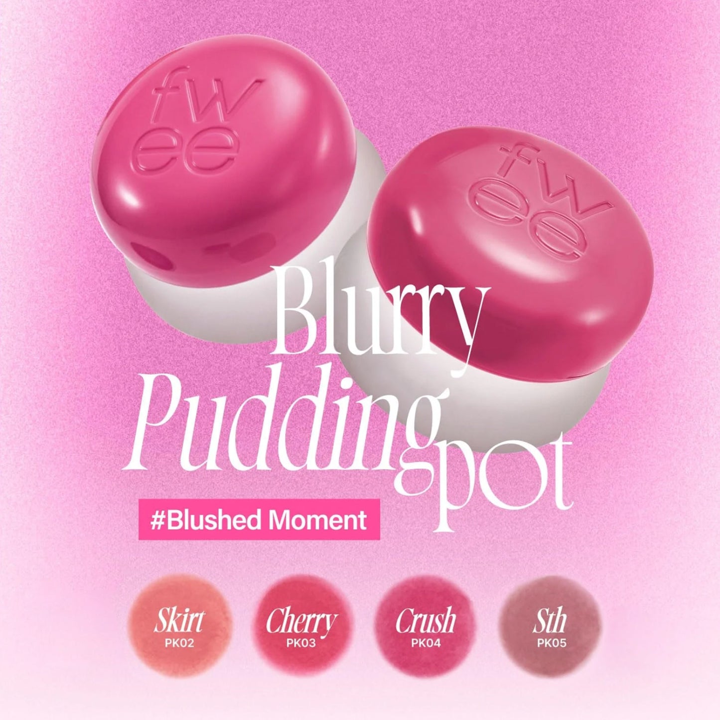 Lip & Cheek Blurry Pudding Pot - 35 shades (5g)