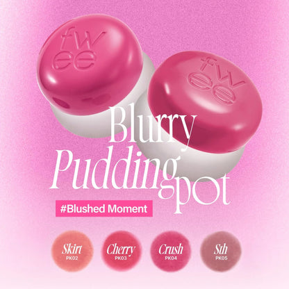 Lip & Cheek Blurry Pudding Pot - 35 Shades (5g) + Pendant Keyring