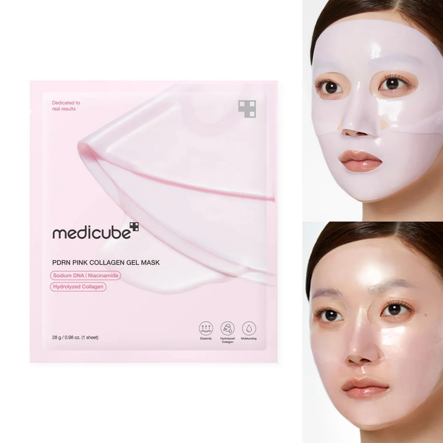 PDRN Pink Collagen Gel Mask (1pc or 4pcs)