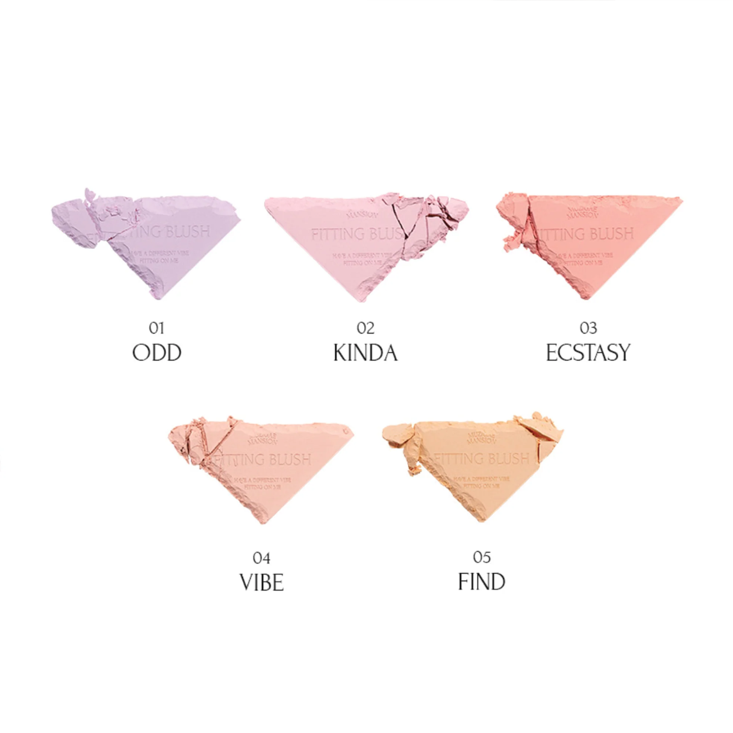 Fitting Blush (5g) - 5 Shades