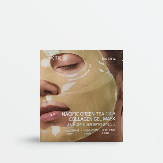 Green Tea Cica Collagen Gel Mask (1pc)