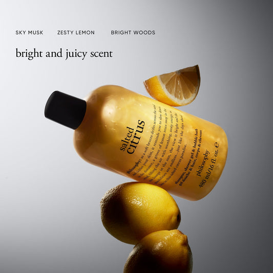 salted citrus hydrating shower gel