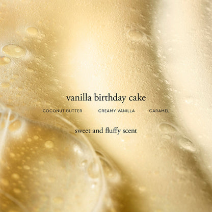 vanilla birthday cake hydrating shower gel