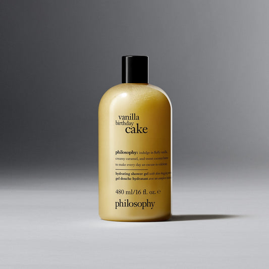 vanilla birthday cake hydrating shower gel