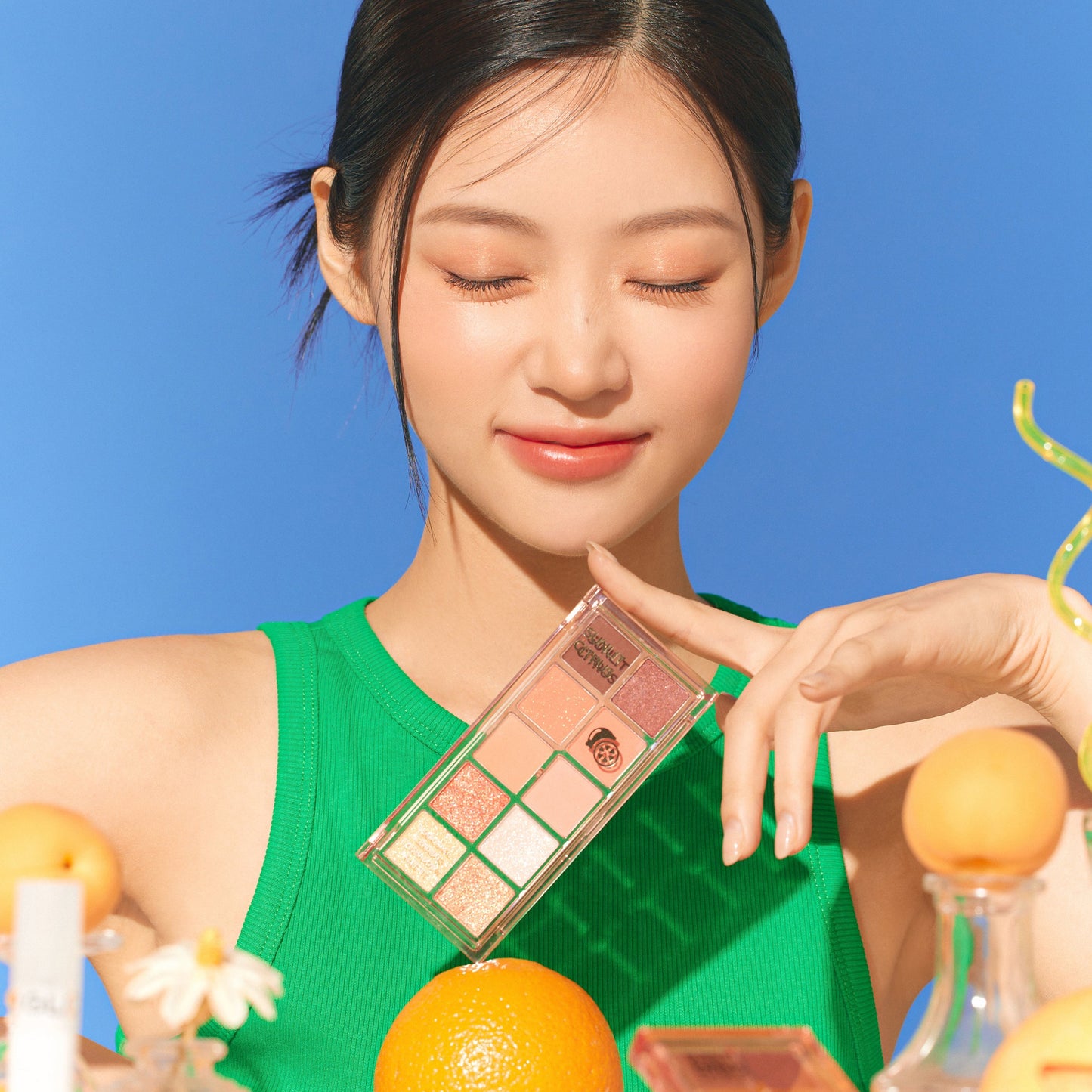 Seasonal Blending Eyeshadow Palette 04 Sunlit Citrus (6.4g)