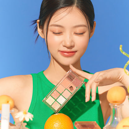 Seasonal Blending Eyeshadow Palette 04 Sunlit Citrus (6.4g)