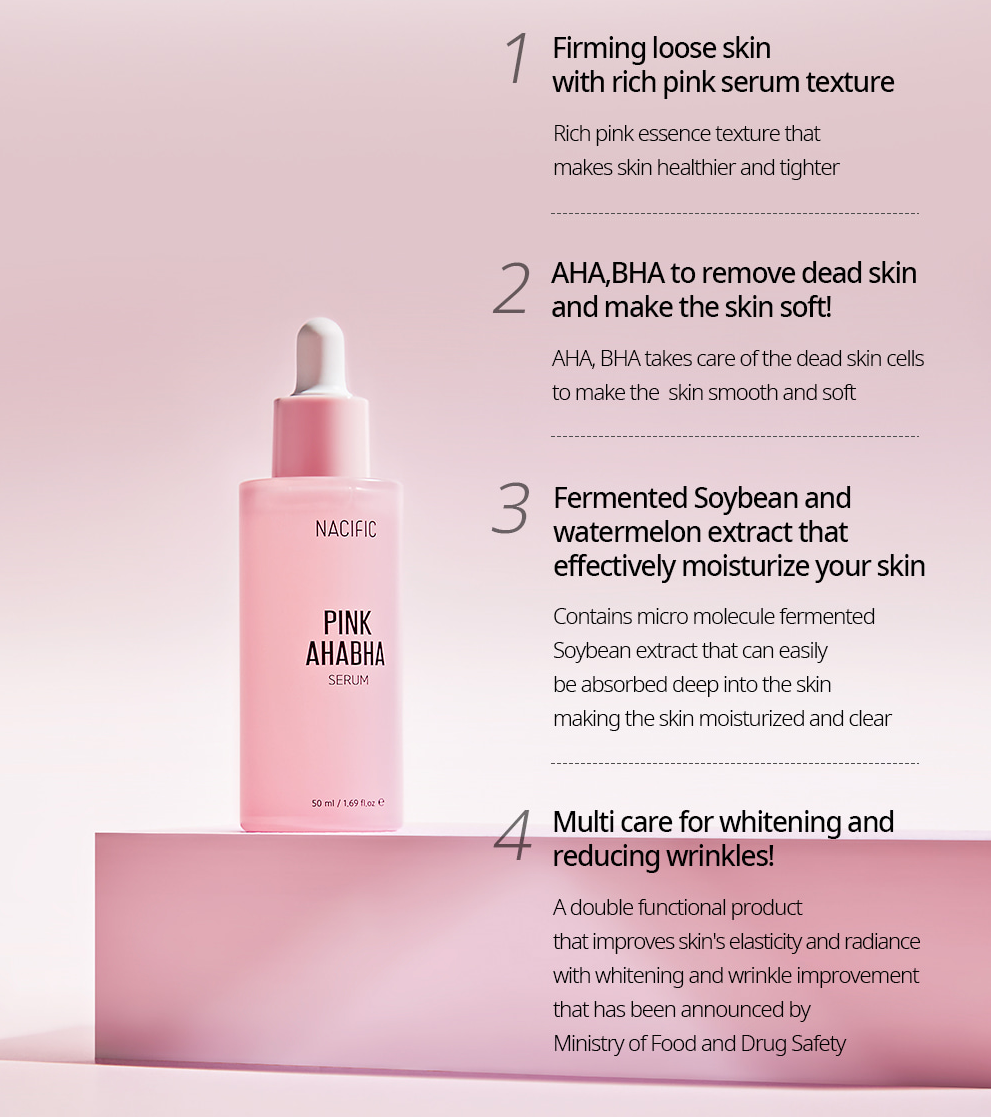 Pink AHA BHA Serum (50ml)