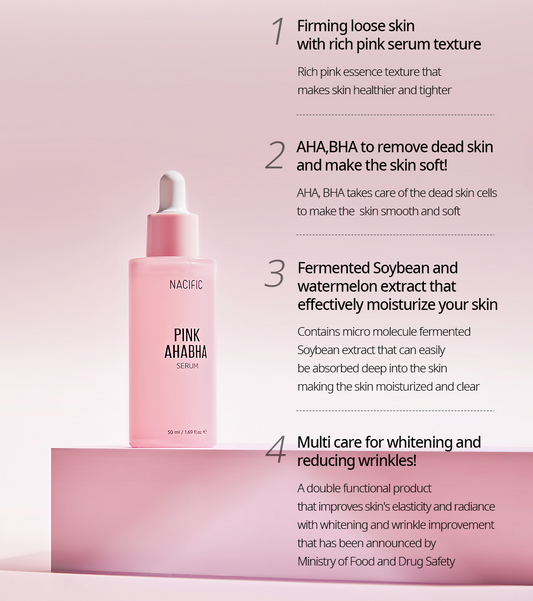 Pink AHA BHA Serum (50ml)