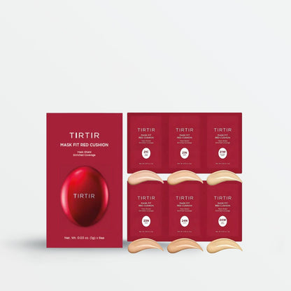 Mask Fit Red Cushion 6 Shade Trial Kit (5 Colours)