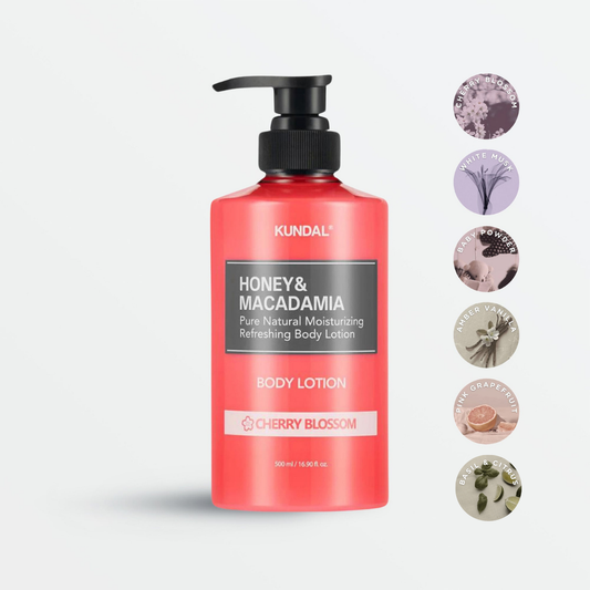 Honey & Macadamia Pure Body Lotion - 6 Scents (500ml)
