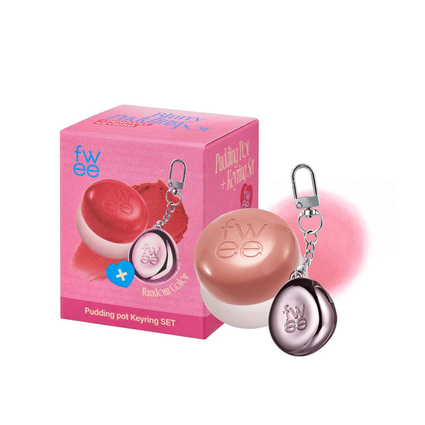 Lip & Cheek Blurry Pudding Pot - 35 Shades (5g) + Pendant Keyring